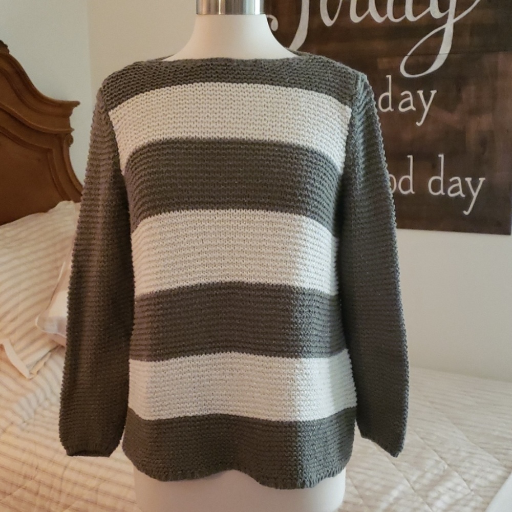 Chico's striped sweater